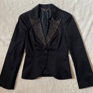 Bebe Rhinestone Blazer